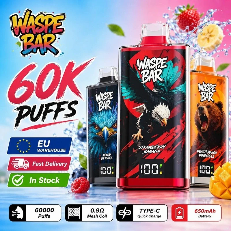 WASPE Bar 60K PUFFS high quality