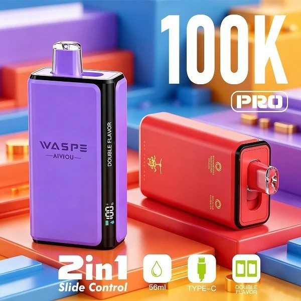 WASPE Double Flavor 100K Pro PUFFS high quality