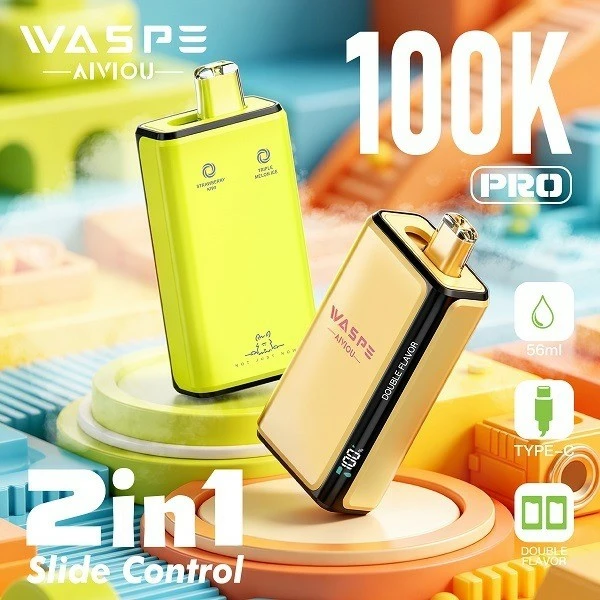 WASPE Double Flavor 100K Pro PUFFS best